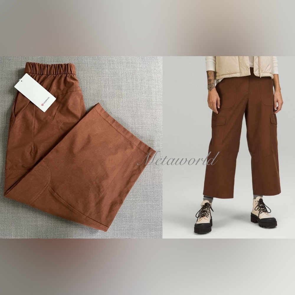 Lululemon Light Utilitech Cargo Pocket High-Rise Crop